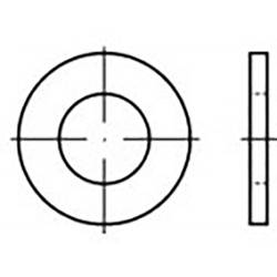 podložka 2.2 mm 5 mm Ušlechtilá ocel V2A A2 200 ks TOOLCRAFT TO-6853836