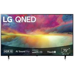 LG Electronics 75QNED756RA.AEU QLED TV 190 cm 75 palec Energetická třída (EEK2021) D (A - G) CI+, DVB-C, DVB-S2, DVB-T2, Nano Cell, Smart TV, UHD, WLAN černá