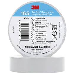 3M 165WH5E izolační páska bílá (d x š) 20 m x 19 mm 1 ks