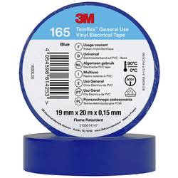 3M 165BL5E izolační páska modrá (d x š) 20 m x 19 mm 1 ks