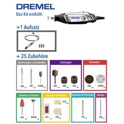 Dremel 3000-1/25 multifunkční nářadí vč. příslušenství, kufřík, 28dílná, 130 W, F0133000JP