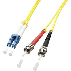 LINDY 47460 optické vlákno optické vlákno kabel [1x zástrčka LC - 1x ST zástrčka] 9/125 µ Singlemode OS2 1.00 m