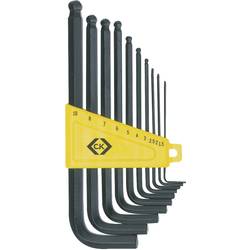 C.K neu inbus sada klíčů 1.5 mm, 2 mm, 2.5 mm, 3 mm, 4 mm, 5 mm, 6 mm, 7 mm, 8 mm, 10 mm 10dílná