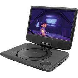 Caliber MPD125 Přenosný DVD přehrávač 25.4 cm 10 palec vč. 12V připojovacího kabelu do auta, napájení z akumulátoru černá