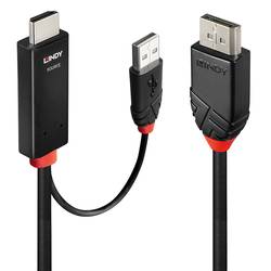 LINDY HDMI / DisplayPort kabelový adaptér Zástrčka HDMI-A, Konektor DisplayPort 1 m černá 41498 Kabel DisplayPort