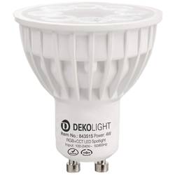 Deko Light 843515 LED Energetická třída (EEK2021) F (A - G) GU10 žárovka 4 W teplá až studená bílá, RGB (Ø x d) 50 mm x 57 mm ovládání přes mobilní aplikaci,
