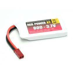 Red Power akupack Li-Pol (modelářství) 3.7 V 800 mAh 25 C Softcase JST, BEC