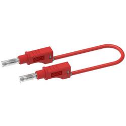 Electro PJP 2217/600V-CD1-50R měřicí kabel banánková zástrčka banánková zástrčka 0.50 m červená 1 ks