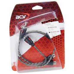 ACV 30.4970-201 cinch kabel 0.3 m [1x cinch zástrčka - 2x cinch zásuvka]