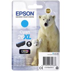 Epson Ink T2632, 26XL originál azurová C13T26324012