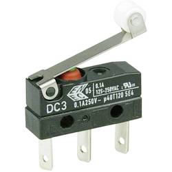 ZF DC3C-L1RC mikrospínač DC3C-L1RC 250 V/AC 0.1 A 1x zap/(zap) IP67 bez aretace 1 ks