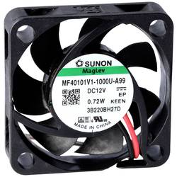Sunon MF40101VX-1000U-A99 axiální ventilátor, 12 V/DC, 16.81 m³/h, (d x š x v) 10 x 40 x 40 mm, MF40101VX-1000U-A99