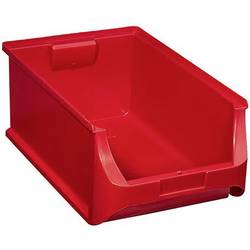 Plastový box na drobný materiál, stohovatelný Allit (š x v x h) 310 x 200 x 500 mm, červená