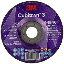 Cubitron 94946 Cubitron™ 3 Cut and Grind Ohrubovací kotouč Průměr 125 mm Ø otvoru 22.23 mm 10 ks