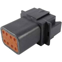 TE Connectivity DT 04-08 PA-CE02 kulatý faston zástrčka, rovná Série konektoru: DT Počet kontaktů: 8 1 ks