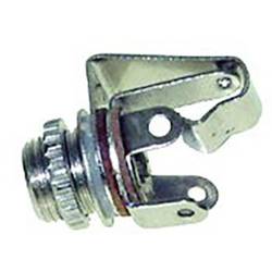 TRU COMPONENTS 1559776 jack konektor 6.35 mm zásuvka, vestavná Pólů: 3 stereo stříbrná 1 ks