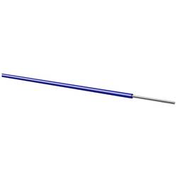 Kabeltronik 070103007 měděný drát, Yv, 1 x 0.07 mm², modrá, 100 m