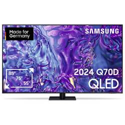 Samsung QLED 4K Q70D QLED TV 214 cm 85 palec Energetická třída (EEK2021) E (A - G) CI+, DVBT2 HD, QLED, Smart TV, UHD, WLAN černá