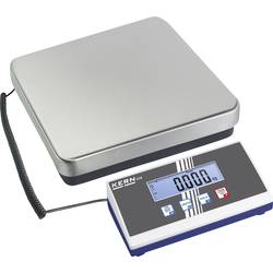 Kern EOB 35K10+C poštovní váha Kalibrováno dle (DAkkS), max. váživost 35 kg, rozlišení 10 g 230 V, na baterii, stříbrná