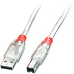 LINDY USB kabel USB 2.0 USB-A zástrčka, USB-B zástrčka 2.00 m transparentní 41753