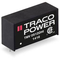 TracoPower TMV 1215SHI DC/DC měnič napětí do DPS 12 V/DC 15 V/DC 66 mA 1 W Počet výstupů: 1 x Obsah 1 ks
