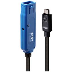 LINDY USB kabel USB 3.2 Gen1 USB-A zásuvka, USB-C ® zástrčka 5.00 m černá/modrá 43380