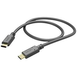Hama Nabíjecí kabel USB USB 2.0 USB-C ® zástrčka, USB-C ® zástrčka 1.00 m černá 00201589