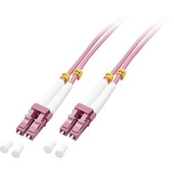 LINDY 46344 optické vlákno optické vlákno kabel [1x zástrčka LC - 1x zástrčka LC] 50/125 µ Multimode OM4 10.00 m
