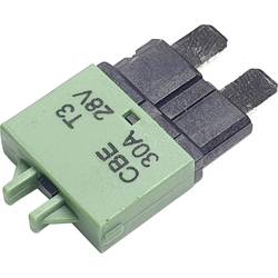 Hansor Circuit Breaker Standard, type 3, Manual Reset, 30A CBE3 Series 30A automatická plochá pojistka 30 A zelená 1 ks