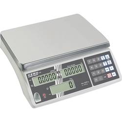 Kern CXB 30K2+C počítací váha Kalibrováno dle (DAkkS) Max. váživost 30 kg Rozlišení 2 g 230 V, napájeno akumulátorem stříbrná