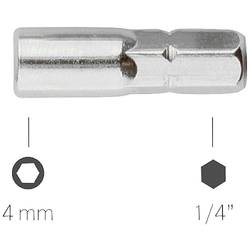 BERNSTEIN Tools for Electronics 4-566 Adaptér pro bity 1/4 palců > , 4 mm 25 mm 1/4 (6,3 mm)