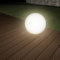Heitronic Boule 35420 solární dekorativní osvětlení, koule, LED, 0.2 W, neutrální bílá, bílá