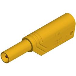 SKS Hirschmann LAS S G bezpečnostní lamelová zástrčka zástrčka, rovná Ø pin: 4 mm žlutá 1 ks