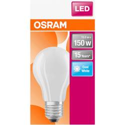 OSRAM 4058075305038 LED Energetická třída (EEK2021) D (A - G) E27 klasická žárovka 17 W = 150 W studená bílá (Ø x d) 70.0 mm x 118 mm 1 ks