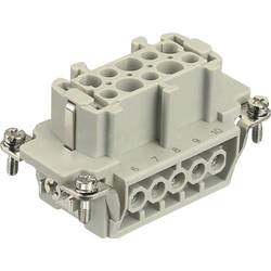 HARTING Han® 10E-F-s 09330102701 konektorová vložka, zásuvka, seria Han® E, 1 ks