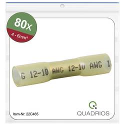 Quadrios 22C465 krimpovací spojka se smršťovací bužírkou 4 mm² 6 mm² plná izolace žlutá 1 sada
