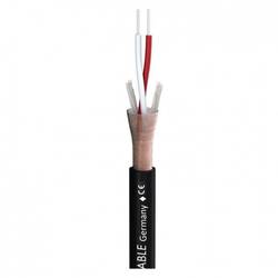 Sommer Cable 200-0011 mikrofonový kabel LiY 2 x 0.22 mm² černá metrové zboží