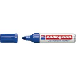 Edding edding 550 4-550003 permanentní popisovač modrá Vodotěsné: Ano