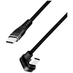 LogiLink USB kabel USB 2.0 USB-C ® zástrčka 2.00 m černá CU0191