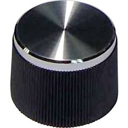 TRU COMPONENTS 21/6 otočný knoflík černá (Ø x v) 21 mm x 15 mm 1 ks