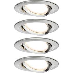 Paulmann Coin Slim LED vestavné svítidlo sada 4 ks LED pevně vestavěné LED 18 W železo (kartáčované)