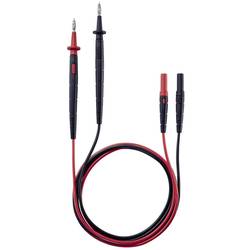 testo 0590 0012 sada bezpečnostních měřicích kabelů [zástrčka 4 mm - zkušební hroty, lamelová zástrčka 4 mm] 1.25 m, černá, červená, 1 ks