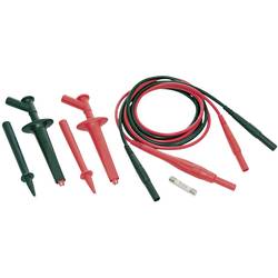 Stäubli SET CAT IV sada bezpečnostních měřicích kabelů [lamelová zástrčka 4 mm - lamelová zástrčka 4 mm] 1.00 m, černá, červená, 1 ks