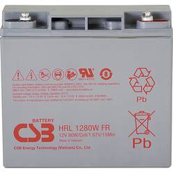 CSB Battery HRL 1280W high-rate longlife HRL1280W-FR olověný akumulátor 12 V 20 Ah olověný se skelným rounem (š x v x h) 181 x 167 x 76 mm šroubované M5