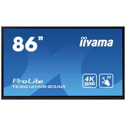 Iiyama ProLite TE8612MIS-B3AG displej Digital Signage Energetická třída (EEK2021): G (A - G) 217.4 cm 85.6 palec 3840 x 2160 Pixel 24/7
