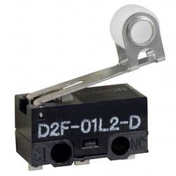 Omron D2F-01L2-D mikrospínač 30 V/DC 0.1 A 1x zap/(zap) 1 ks Bag