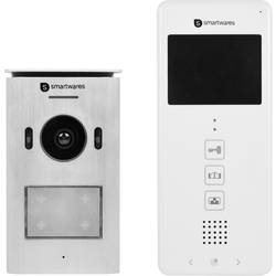 Smartwares DIC-22112 domovní video telefon dvoulinkový kompletní sada pro 1 rodinu bílá