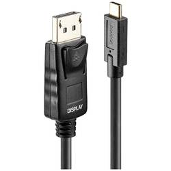 LINDY kabel USB-C ® zástrčka, Konektor DisplayPort 10.00 m černá 43307 Kabel pro displeje USB-C®