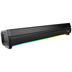 STREETZ SB100 Soundbar černá Bluetooth®, osvětlení reproduktoru, USB