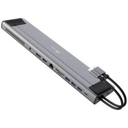 j5create USB-C® dokovací stanice JCD552-N Vhodné pro značky (dokovací stanice pro notebook): univerzální integrovaná čtečka karet, napájení USB-C®